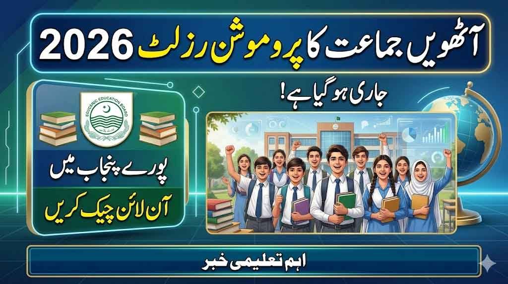 8th Class Promotion Result 2026