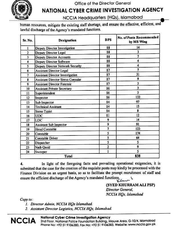  NCCIA Jobs Advertisement 2026 